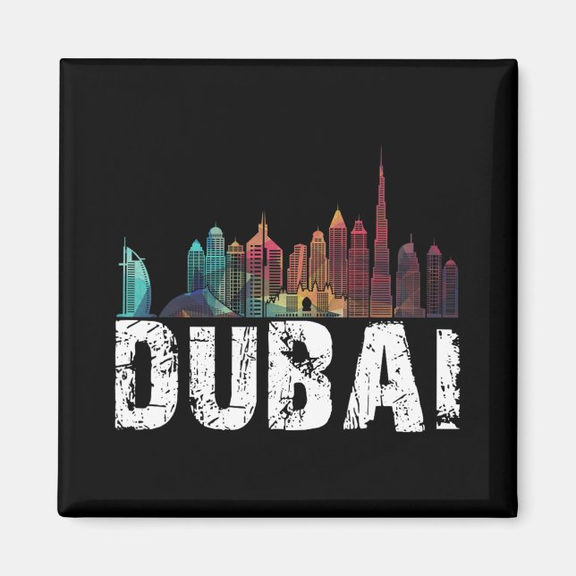 Aimant New Dubai Love Skyline Uni For Holidays In Dubai  (Devant)