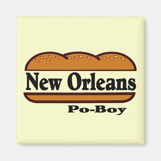 Aimant New Orleans Po Boy (Devant)