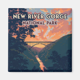 Aimant New River Gorge National Park West Virginia Bridge