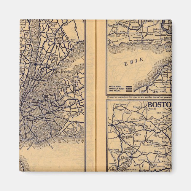 Aimant New York, Buffalo, Boston (Devant)