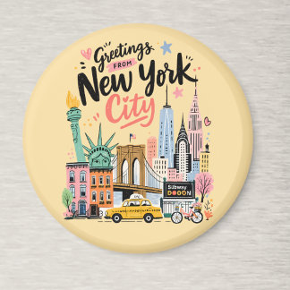 Aimant New York City Travel Tote NYC Art