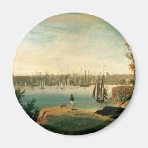 Aimant New York de Brooklyn Heights vers 1834
