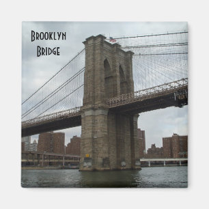Aimant New York de photo de pont de Brooklyn
