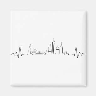 Aimant NEW YORK Manhattan USA City Skyline