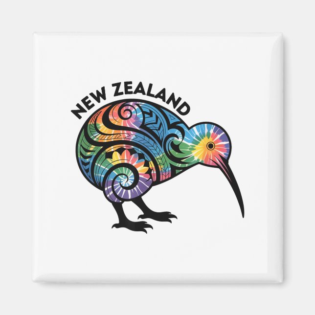 Aimant New Zealand Kiwi Bird  (Devant)