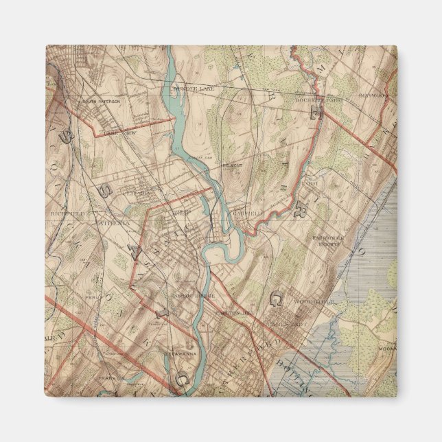 Aimant Newark et Paterson, New Jersey (Devant)