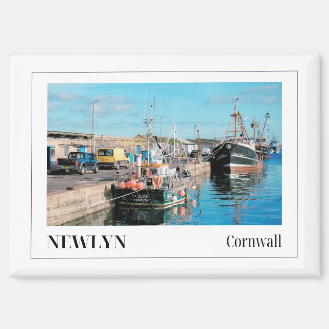 Aimant Newlyn, Cornwall, Angleterre (Recto)