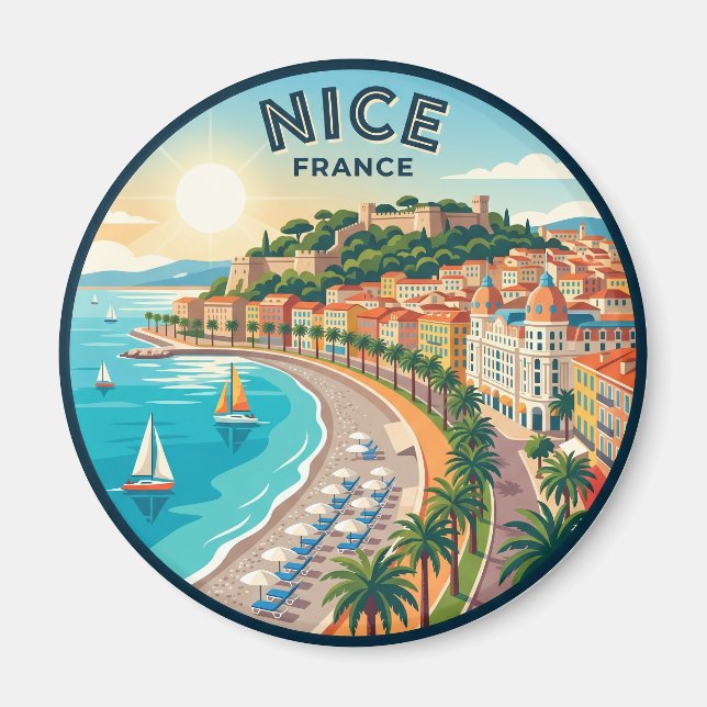 Aimant Nice France (Devant)