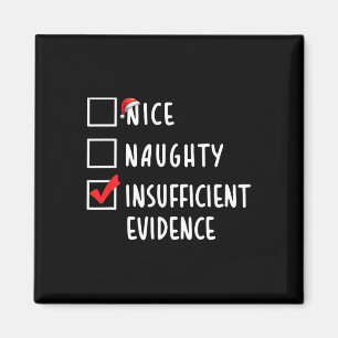 Aimant Nice Naughty Insuffisance Preuve Noël Vacances