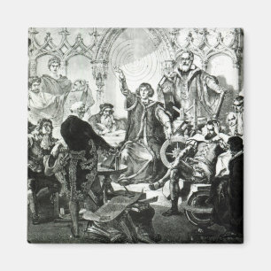 Aimant Nicolas Copernic expliquant sa théorie