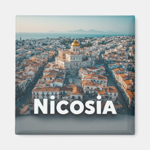 Aimant Nicosie capitale de Chypre Voyage Souvenir 🗺️