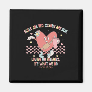 Aimant Nicu Valentine Roses Sont Rouges Infirmière Nicu V