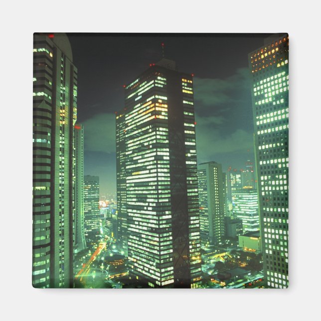 Aimant Nightscape, Shinjuku, Tokyo, Japon (Devant)