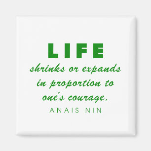 Aimant Nin sur le courage