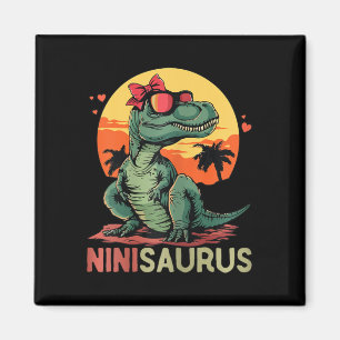 Aimant Ninisaurus Dino Dinosaure Nini-saurus T-rex Mère