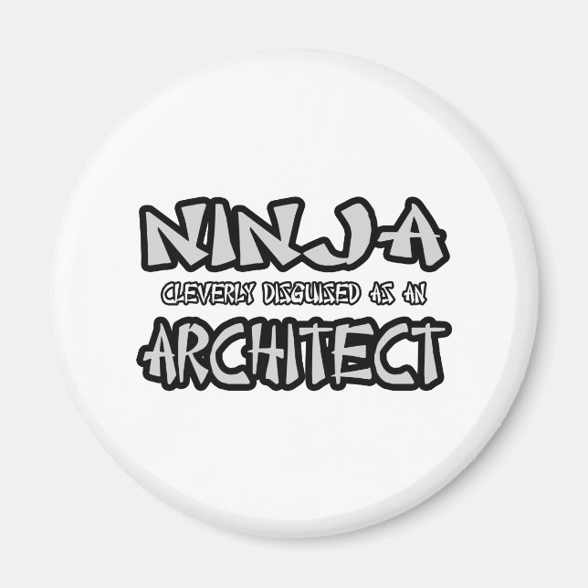 Aimant Ninja...Architecte (Devant)
