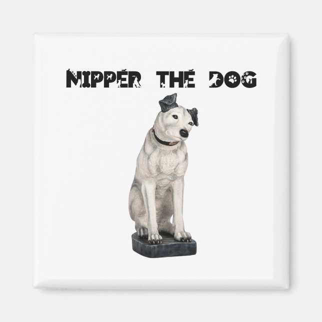 Aimant Nipper, Signature RCA Chien (Devant)