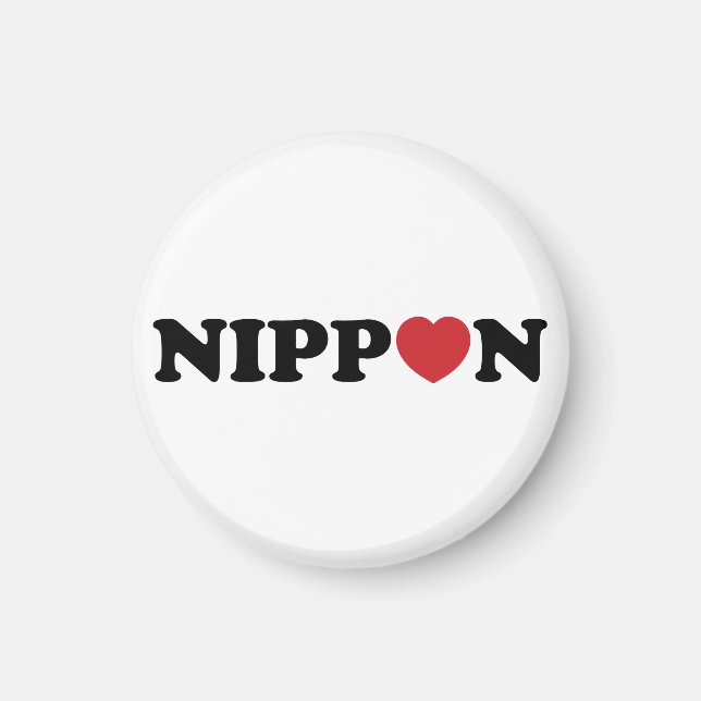 Aimant Nippon Love Heart (Devant)