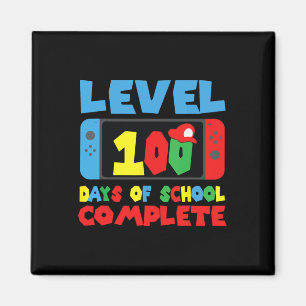 Aimant Niveau 100 Jours d'école Jeux vidéo complets Garço