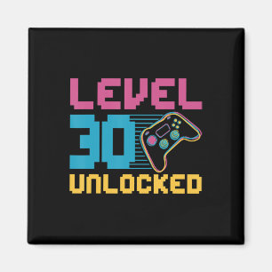 Aimant Niveau 30 déverrouillé Jeu Anniversaire