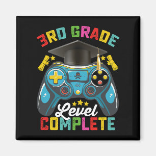 Aimant Niveau 3e année diplômé jeu vidéo joueur