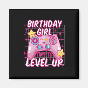Aimant Niveau Fille Déverrouillé Jeu Vidéo Anniversaire C