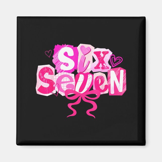 Aimant Nk Coquette Valentine Six Seven Bow 6 7 Meme Women (Devant)