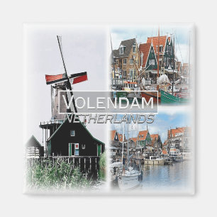 Aimant NL0035 Europe, Pays-Bas, Volendam, réfrigérateur