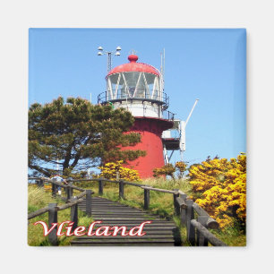 Aimant NL-Pays-Bas-Frisian Islands-Vlieland-Phare