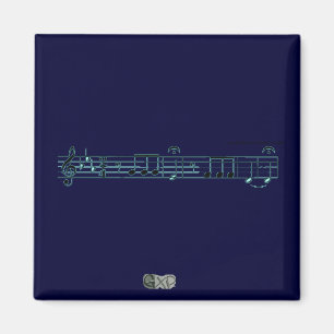 Aimant No. 5 (bleu) de symphonie de Beethoven