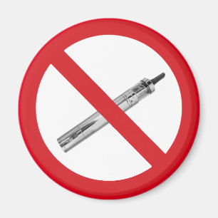 Aimant No ecigs sign