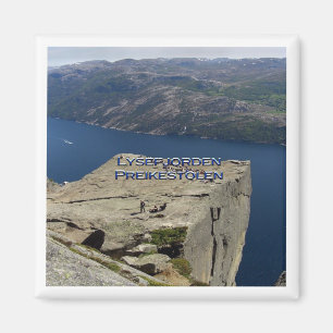 Aimant NO # Norvège - Lysefjorden - Preikestolen