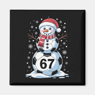 Aimant Noël 67 Mème Football Bonhomme de Neige Arbre Drôl