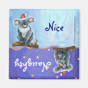 Aimant Noël à Koala Bear
