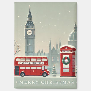 Aimant Noël à Londres   Big Ben & Festive Londres