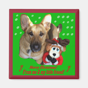 Aimant Noël Allemand Berger & Jouet Reindeer