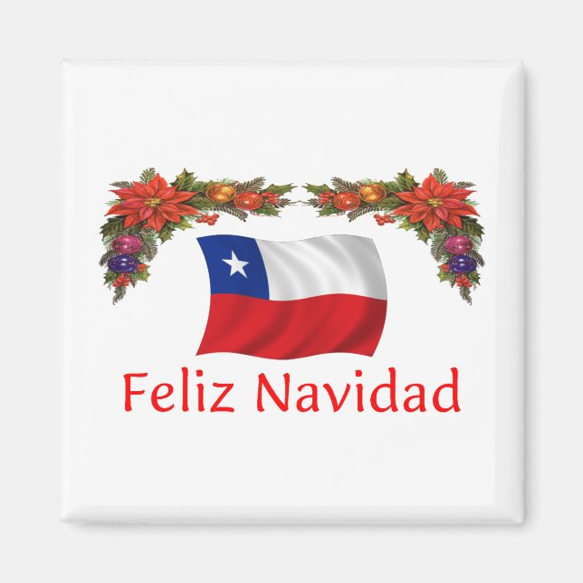 Aimant Noël au Chili (Devant)