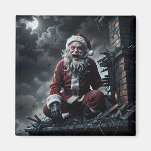 Aimant Noël avec le jumeau de Santa Claus