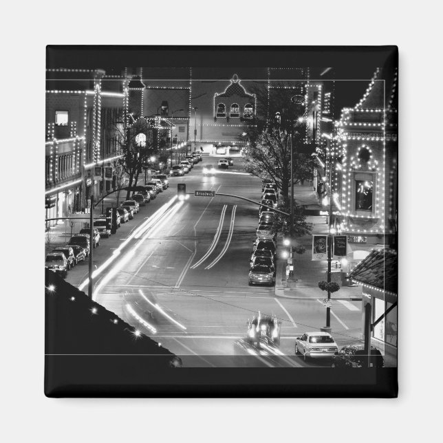 Aimant Noël dans la ville (Devant)