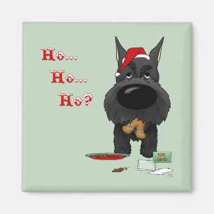 Aimant Noël de Schnauzer