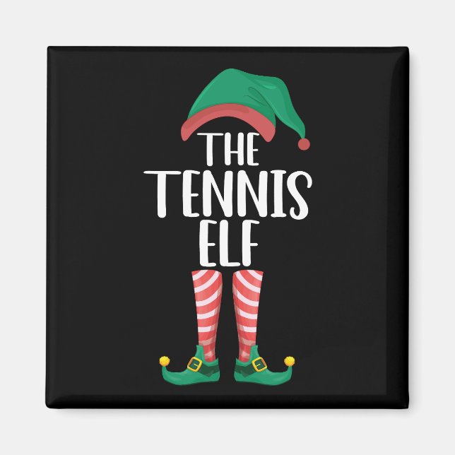 Aimant Noël du Tennis Elf Matching Family Group (Devant)