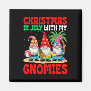 Aimant Noël En Juillet Avec Mes Gnomies Festive Été B