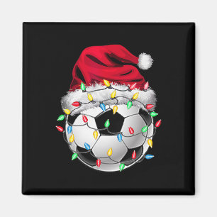 Aimant Noël Football Xmas Santa Chapeau de Sport Byll Enf
