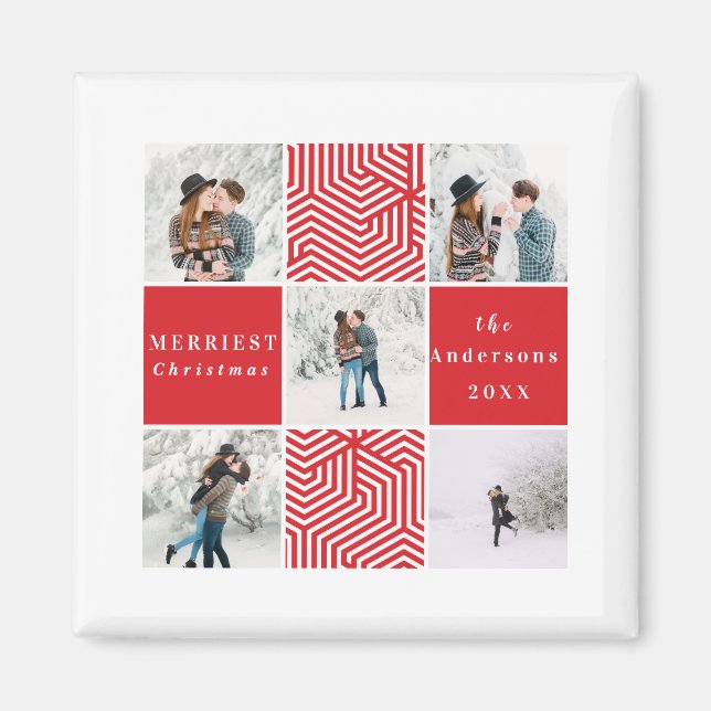 Aimant noël le plus agréable élégant minimal (Devant)