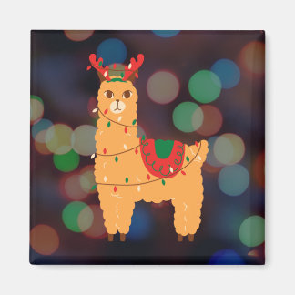 Aimant Noël Llama