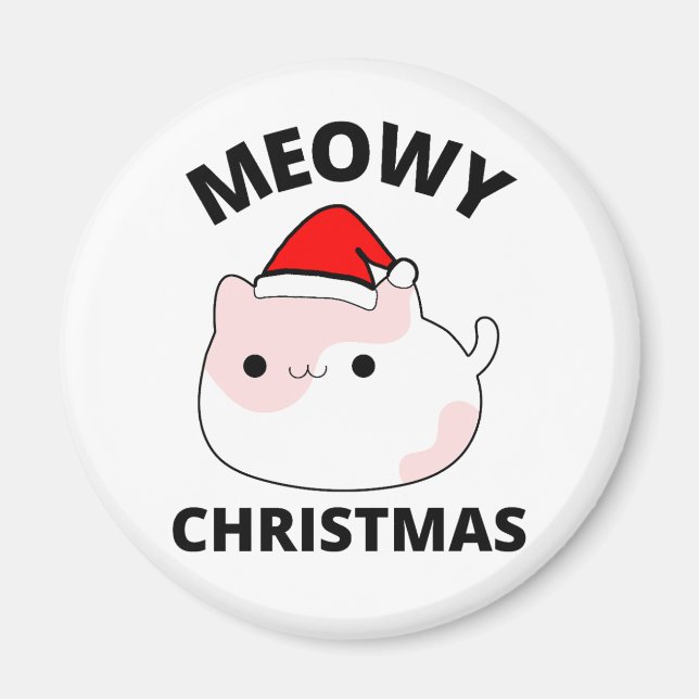 Aimant Noël Meowy (Devant)