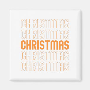 Aimant Noël-Noël-Noël-Fleur de cerisier-Vacances-Humour-m