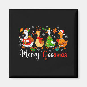 Aimant Noël Oie Ridicule Drôle Joyeux Goosemas Noël Arbre