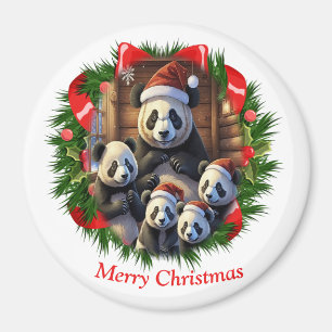 Aimant Noël Ours Panda