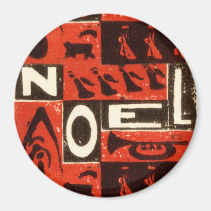 Aimant Noel Rouge